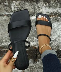 Sandals Outfit, Fashion Slippers, Womens Summer Shoes, Strappy Wedges, Cute Sandals, Womens Sandals Flat, Summer Shoes