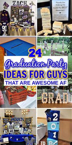 graduation party ideas for guys that are awesome