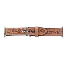 Adjustable Hand Tooled Brown Apple Watch Band, Adjustable Brown Hand Tooled Apple Watch Band, Adjustable Hand-tooled Brown Apple Watch Band, Hand Tooled Adjustable Leather Apple Watch Band, Adjustable Hand Tooled Leather Apple Watch Band, Vintage Hand Tooled Adjustable Watch Bands, Vintage Adjustable Hand Tooled Watch Bands, Double J, Apple Watch Band