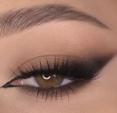 Dark Elegant Eye Makeup, Silver And Brown Eye Makeup, Dark Angel Costume Makeup, Dark Angel Halloween Makeup, Dark Angel Makeup, Evening Eye Makeup, Eye Makeup Images, Pinterest Wardrobe, Dark Eye Makeup