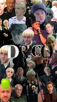 a collage of photos with the words dyrco on them and people in different outfits