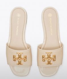 Designer Sandals Flat, Tory Burch Slides, Flat Platform Sandals, Tory Burch Sandals, Sandals Flat