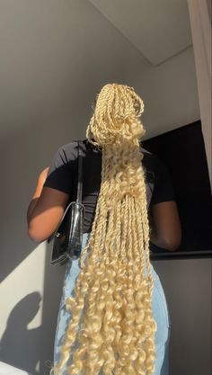 Black Hair Protective Styles, Color Rubio, Goddess Braids Hairstyles, Quick Natural Hair Styles, Blonde Braids