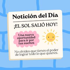 a sign that says notician del dia el sol salo hoy