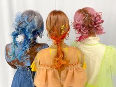 Κούρεμα Bob, Three Girls, Fishtail Braid, Colored Hair, Hair Reference, Hair Inspo Color, American Beauty, Dream Hair, Hair Art