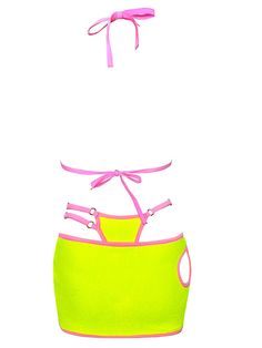 CARIOCA BIKINI | Shay Kawaii Green Swimwear With Boning For Summer, Green Boned Swimwear For Summer, Neon Summer Swimwear For Poolside, Neon Swimwear For Summer Poolside, Summer Swimwear With Boning For Sunbathing, Vacation Swimwear With Boning, Boning Beachwear Swimwear For Vacation, Boning Swimwear For Beach Vacation, Boning Swimwear For Vacation