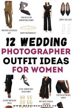 wedding photographer outfit ideas for women