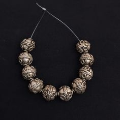 Handmade from morocco. 10 beads to make a necklaces or earrings. Old silver and in good condition. *weight: 23.2 gram *length and width: 1.1 cm / 1 cm If there is any other question sand me a message and i will be very happy to answer it as son as possible. Visit my store: https://www.etsy.com/fr/shop/Berberjewelery Artisan Silver Beads, Traditional Silver Necklaces With Spacer Beads, Artisan Silver Beads For Jewelry Making, Traditional Silver Jewelry With Spacer Beads, Silver Metal Bead Jewelry, Silver Metal Bead Jewelry With Large Beads, Silver Jewelry With Large Metal Beads, Traditional Silver Beads, Antique Silver Jewelry With Large Beads