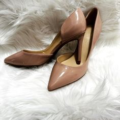 Women’s Nine West Heels Nude (Shiny) Size 8 Brand New (No Box) Beige Patent Leather Heels For Party, Nine West Heels, Nine West Shoes, Shoes Women, Nine West, Shoes Women Heels, New Color, Shoes Heels, Women Shoes