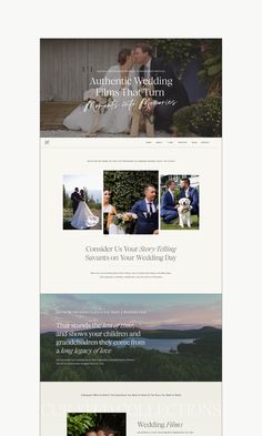 How do you make your wedding videography stand out online? With a custom website that captures all the emotion and beauty of your work! This Showit website does just that, blending stunning visuals with a layout that’s easy to explore. Let’s create a website that feels just as magical as your work - get in touch today!