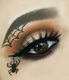 Halloween Spider Makeup, Spiderman Makeup, Maquillage Halloween Simple, Spider Makeup, Halloween Makeup Witch, Halloweenský Makeup, Holloween Makeup, Cute Halloween Makeup, Halloween Beauty