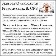 Fibromyalgia Sensory Overload Chronic Fatigue Symptoms, Sensory Overload, Fatigue Syndrome, Neurological Disorders, Autoimmune Disorder, Chronic Pain, Disease