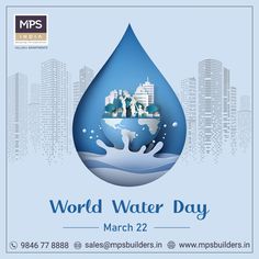 the world water day poster for march 22