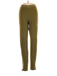 J.Crew Active Pants Size: Medium Green Activewear - used. 63% VISCOSE, 32% POLYAMIDE, 5% ELASTANE, Cropped, Solid, High Rise | J.Crew Active Pants - High Rise: Green Activewear - Size Medium Green Full-length Leggings For Fall, Green Full Length Leggings For Fall, Casual Tight Green Pants, Tight Green Casual Pants, Tight Green Bottoms For Loungewear, Green Tight Pants For Spring, Tight Green Pants For Spring, Green Activewear, Active Wear For Women