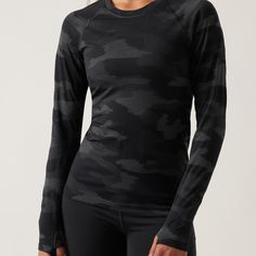 Brand New With Tags. Nylon/Poly/Spandex. Camo Top, Black Camo, Camo, Long Sleeve Tees, Womens Tops, Tops & Tees, Spandex, Brand New, Tags