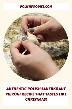 Looking for sauerkraut pierogi recipe? Check out this easy recipe for pierogi with sauerkraut (and mushrooms) that is a traditional Polish Christmas dish!