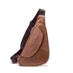 A Classic Leather Messenger Bag Crossbody Shoulder Brown Sling Bag For Men That Is Perfect For Any Outdoors Or Travel! This Leather Messenger Sling Bag Pack Carries It All With Ease. And The Adjustable Sling-Strap Fastens At The Bottom, For Your Choice, Left Side Or Right. Material: Genuine Cowhide Leather. Waterproof Genuine Leather Material. Mens Genuine Leather Belt Bag, Chest Bag, Fashion And Durable, Shoulder Bag / Chest Bag Style. Capacity: Iphone, Wallet, Passport, Glasses, Power Bank, Et Casual Anti-theft Crossbody Bags, Leather Anti-theft Crossbody Bag, Brown Chest Bag With Anti-theft Pocket For Everyday Use, Business Leather Bags With Anti-theft Features, Anti-theft Leather Business Bags, Everyday Brown Chest Bag With Anti-theft Pocket, Business Leather Anti-theft Bags, Casual Everyday Carry Bag In Soft Leather, Casual Soft Leather Bag For Everyday Carry