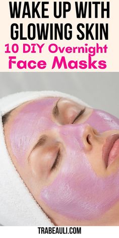 homemade face masks for glowing skin Diy Overnight Face Mask, Face Masks For Glowing Skin, Masks For Glowing Skin, Glowing Skin Overnight, Oatmeal Face Mask, Diy Turmeric Face Mask, Cucumber For Face, Drew Barrymore Show, Overnight Face Mask