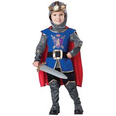 Toddler Knight Deluxe Costume Toddler Knight Costume, Prince Costume For Boy, Costume Chevalier, Prince Charming Costume, Knight Outfit, Halloween Costume Suit, Prince Costume, King Costume, Warrior Costume