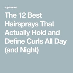 Best Hairspray To Hold Curls, Hair Setting Spray, Best Hairspray, Define Curls, Hair And Skin Care, Defined Curls, Mom Stuff, Setting Spray