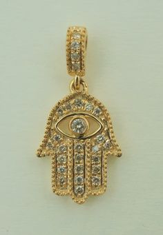 Beautiful handmade 14K solid white or yellow gold round cut natural diamonds Hamsa Fatima hand pendant . This minimalist protection pendant would be the perfect gift for someone you love. Total diamond weight approx.: 0.14 ct The pendant measures approx.: 9.38m x 19.25mm. Pendant weight approx.: 1.2g Hallmarks: 14K 585 Pendant only - chain is not included  Will be placed into a suitable gift box Free shipping within the U.S. Protection Pendant, Fatima Hand, Horn Pendant, Hand Of Fatima, Yellow Gold Pendants, Diamond Fashion, Gold Pendant