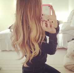 blonde ombre Wavy Hair Blonde, 2014 Tumblr, Blonde Wavy Hair, Perfect Blonde, Tumblr Hair, Casual Hairstyles, Hair Blonde, Hair Envy, Love Hair