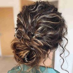 33 Easy & Cute Curly Hair Updos in Trending in 2024 Easy Naturally Curly Updo, Long Curly Hair Updo Wedding, Curly Hairstyle Updo Naturally, Updos For Medium Length Curly Hair Wedding, Medium Curly Hair Updo Easy, Curly Mid Length Hairstyles Updo, Shoulder Length Curly Hair Wedding Styles, Curly Updo Wedding Guest, Medium Curly Hair Styles Updo