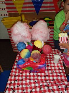 Circus Theme Dramatic Play, County Fair Theme Preschool Activities, Circus Dramatic Play Preschool, Carnival Dramatic Play Preschool, Preschool County Fair Theme, Carnival Theme Book Fair, Circus Theme Preschool Activities, Block Center Preschool