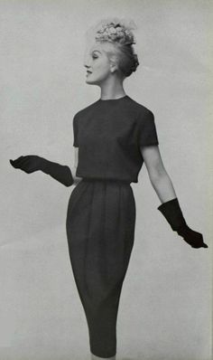 1957 Pierre Cardin Retro Mode, Moda Vintage, 60s Fashion