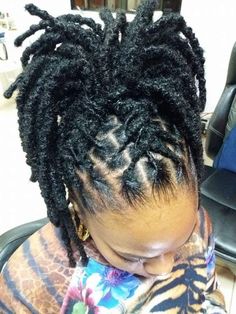 27 Loc Styles - Dreadlock Styles [ Locking Tips & Products] Side Part Loc Styles, Loc Updo, Loc Hairstyles, Dreads Girl, Beautiful Dreadlocks, Short Locs Hairstyles, Hair Twist, Dreadlock Style