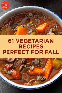 slow cooked vegetable wild rice soup in a bowl