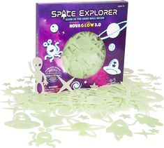 a package of glow in the dark space explorer toys