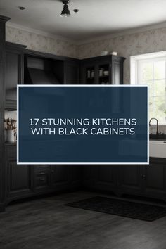 Explore 17 charming kitchens featuring black lower cabinets, showcasing cozy designs with floral accents. This pin highlights modern kitchen inspirations ideal for home remodeling.