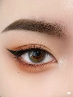 Ulzzang Eyes, Hd Make Up, Teknik Makeup, Cute Eye Makeup, Doll Eye Makeup, Korean Eye Makeup, Ulzzang Makeup, 얼굴 그리기, Pinterest Makeup