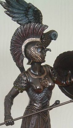 Spartans worshipped Aphrodite in full armour and weaponry because all the gods have the valour which war demands Athena Sculpture, Athena Tattoo, Athena Goddess Of Wisdom, Athena Owl, Dowsing Rods, Bohemian Life, Oh My Goddess, Odd Stuff