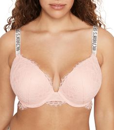 PRICES MAY VARY. Victoria's Secret Very Sexy Push Up bra is built to lift and add 1 cup size. This bra lifts and enhances cleavage for a sexy look This push up bra contains plush padding that adds 1 cup size while underwire cups offer just the right amount of support This push up bra features a plunge neckline for invisibility under your lowest cut tops and dresses. Adjustable straps allow for a perfect fit. The Very Sexy Push Up bra was built for lift and comfort. This bra has moderate coverage Low Cut Top, Victoria's Secret Fashion Show, Red Bra, Bra Size Charts, Nude Bra, Cute Bras, Victoria Secret Fashion, Plunge Neckline, Victoria Secret Fashion Show