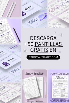 Descarga +50 PLANTILLAS GRATIS en studywithart.com | Planners. apuntes, diapos Concept Mapping, Study Planner Free, Exam Planner, Travel Budget Planner, Personal Budget Planner, Budget Planner Free, Study Planner Printable, Planner Writing, Budget Planner Template