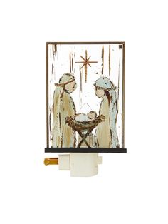 Raz Imports Holy Family Night Light Farmhouse Design Plans, Decorative Night Lights, Shabby Chic Farmhouse, Mary And Jesus, Family Night, Light Of The World, Farmhouse Lighting, Holy Family, Antique Farmhouse