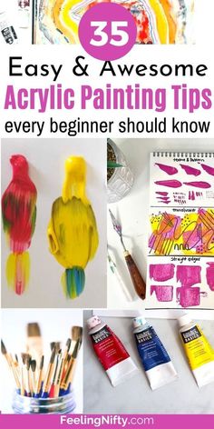 25 easy and awesome acrylic painting tips every beginner should know