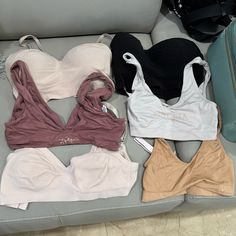 All These Bralettes Are A Size Small And You Can Get Them All For One Price Never Worn Did Not Fit All For One, Six Packs, Six Pack, Women's Intimates, Bralette, Victoria's Secret, Bra, Cream, Women Shopping