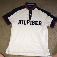 New Without Tags! Offer Me! Casual Fitted Tommy Hilfiger Polo Shirt, Tommy Hilfiger Casual Tops For Streetwear, Tommy Hilfiger Tops For Spring Streetwear, Casual Tommy Hilfiger Tops For Streetwear, Fitted Tommy Hilfiger Casual Polo Shirt, Casual Tommy Hilfiger Polo Shirt, Spring Streetwear Tops By Tommy Hilfiger, White Tommy Hilfiger Tops For Streetwear, Casual White Tommy Hilfiger Shirt