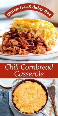 this chili cornbread casserole is an easy and delicious side dish for dinner