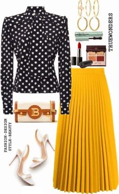 Chic Dress Classy, Stylish Work Attire, Yellow Outfit, Elegante Casual, Classy Dress Outfits, Fashionista Clothes, Classy Work Outfits, Classy Casual Outfits, Stylish Work Outfits