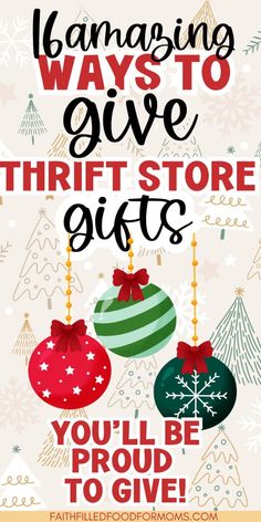 You will love these 16 Unique Thrift Store Christmas Gift Ideas that you'll be PROUD to give! Lots of creative upcycle thrift store finds can be changed into treasures super simply. If you'd like to start a tradition of frugal Christmas gifts, then you'll find lots of creative ideas for easy homemade gifts this year. Thrift Store Refashion, Thrift Store Crafts, Upcycled Crafts, Upcycled Jewelry, Thrift Store Finds, Frugal Living, Saving Tips