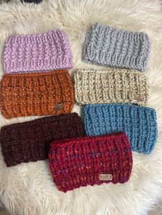 Keep your ears warm in style this winter and those chilly Spring days with this Chunky Ear Warmer - Knit with chunky, wool blend yarn - Includes a brand wood tag  - Cozy and warm It comes in 4 sizes:  - Adult size (22.5-23' head circumference)One size fits most Adult Women, but if you know your head runs a little smaller or larger, please include your circumference in inches or centimeters in the note to seller at checkout! Let me give you a custom fit <3 2 different wide option (5.5' or 4.75" t Trendy Winter Headband, One Size Fits Most, Trendy Winter Headband (one Size Fits Most), Trendy Winter Headband One Size Fits Most, Adjustable Knitted Headband For Winter, Adjustable Crochet Headband For Winter, Knitted Yarn Headband, Adjustable Casual Headband For Winter, Knitted Yarn Headband, One Size, Casual Adjustable Hand Knitted Headband