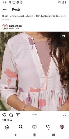 Alia Cut, Dress Designs For Stitching, Girls Spring Outfits, Indian Kurti Designs, New Kurti Designs, Simple Kurti Designs, Kurti Designs Latest, Kurta Neck Design