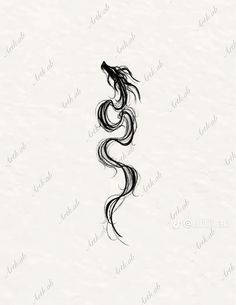 a black and white drawing of a woman's hair