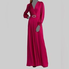 Pink Long Sleeve Gown From Saks. Worn Once For A Wedding. Pink Gown, Teri Jon, Sleeve Gown, Long Sleeve Gown, Pink Gowns, Pink Long Sleeve, Size 6 Dress, A Wedding, Size 6