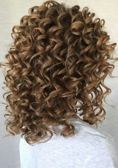 Perm Hair Aesthetic, Layered Spiral Perm, Perms For Shoulder Length Hair, Permed Hairstyles Shoulder Length, Loose Curl Perm Medium Length, Medium Length Haircut With Layers Curls, Big Spiral Curls, Body Wave Perm Before And After