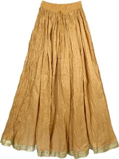 The Golden Porsche Skirt Gold Long Skirt For Summer, Gold Lined Maxi Skirt For Summer, Gold Flowy Long Skirt, Festive Yellow Long Skirt, Gold Lined Skirt, Elegant Gold Skirt For Festive Occasions, Gold Lined Long Skirt, Gold Long Lined Skirt, Festive Flared Maxi Skirt With Lining